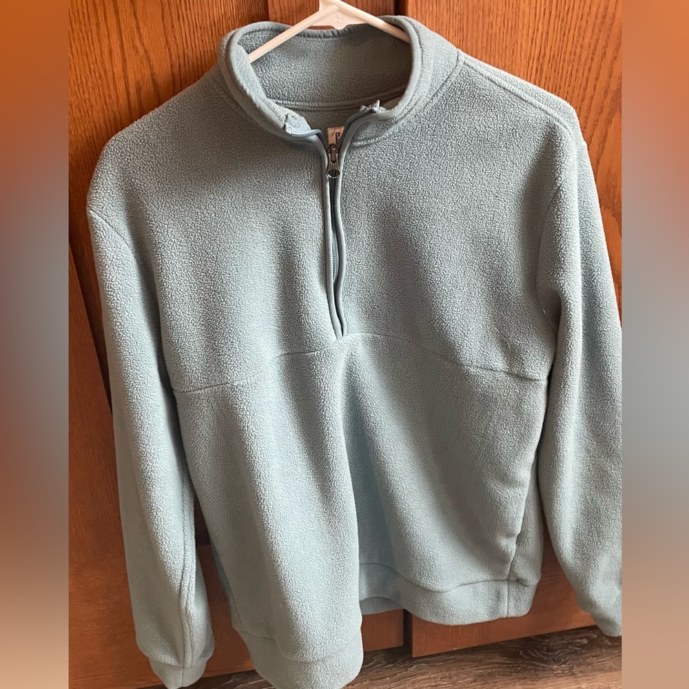 GAP oversized quarter zip